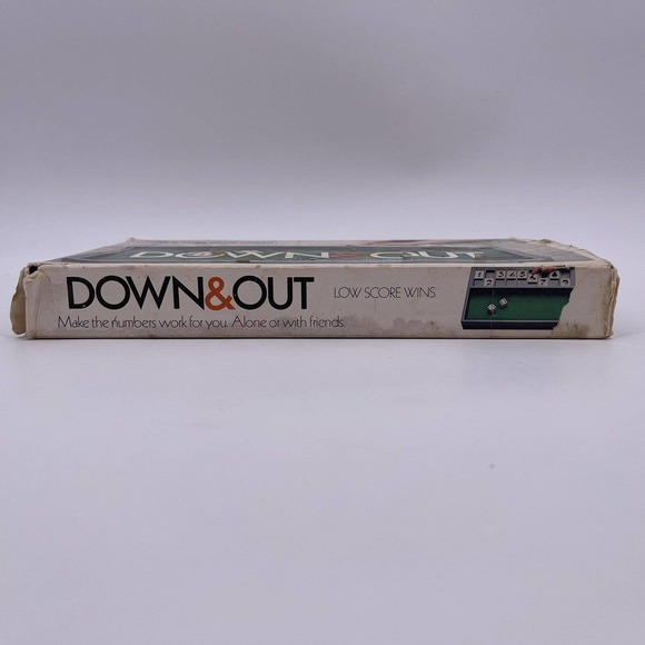 Down & Out Vintage 1979 Dice Game Model # 2231 Complete Adult Math Game Mag-Nif - Picture 7 of 10
